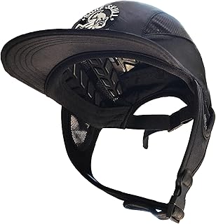 Baseball Style Surf-Helmet, Low Profile Black