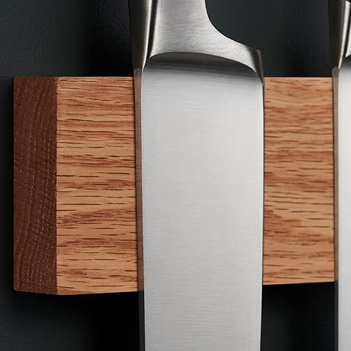 Miniatura 4 de LARHN Soporte magnético para cuchillos de pared, 16 pulgadas, potente tira magnética para cuchillos, utensilios y herramientas, no compatible con