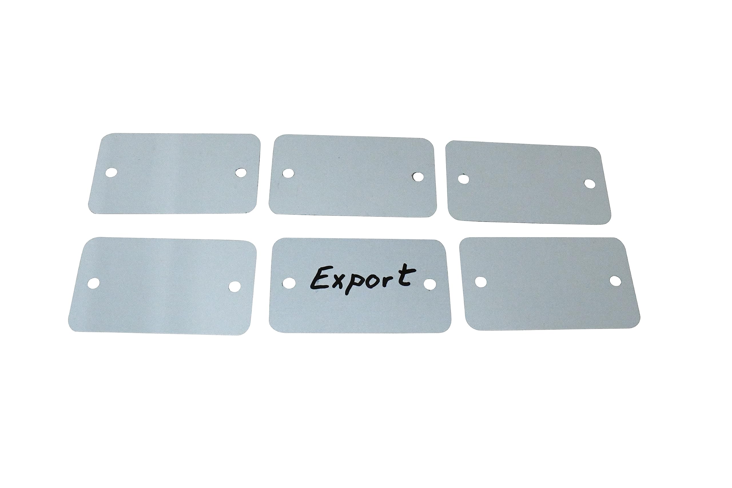 Warenanhänger aus Metall 45x75 mm Metalletiketten 605351 Metallanhänger Hängeetiketten (1000)