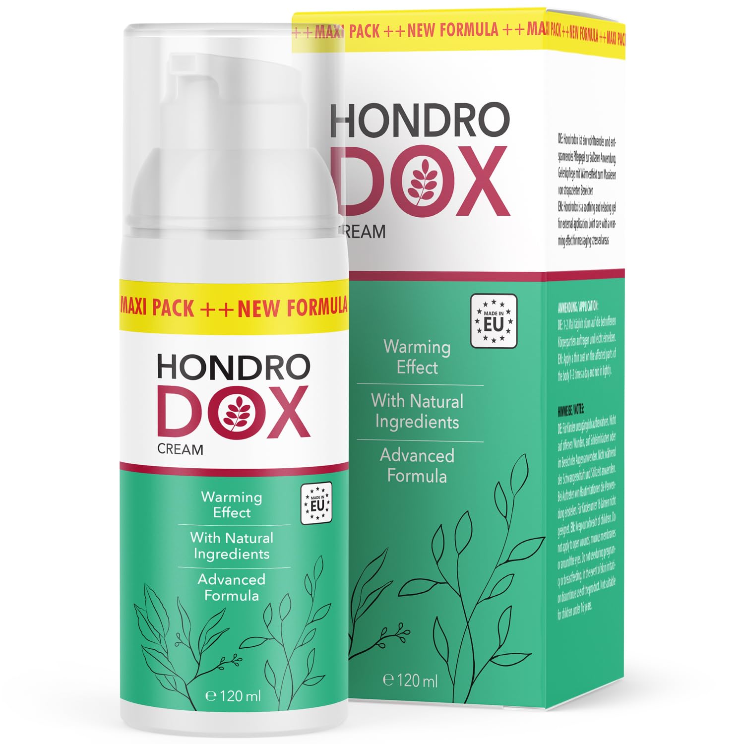 Hondrodox Gel | Práctico dosificador | Gel nutritivo sin nanopartículas | Contenido 120ml