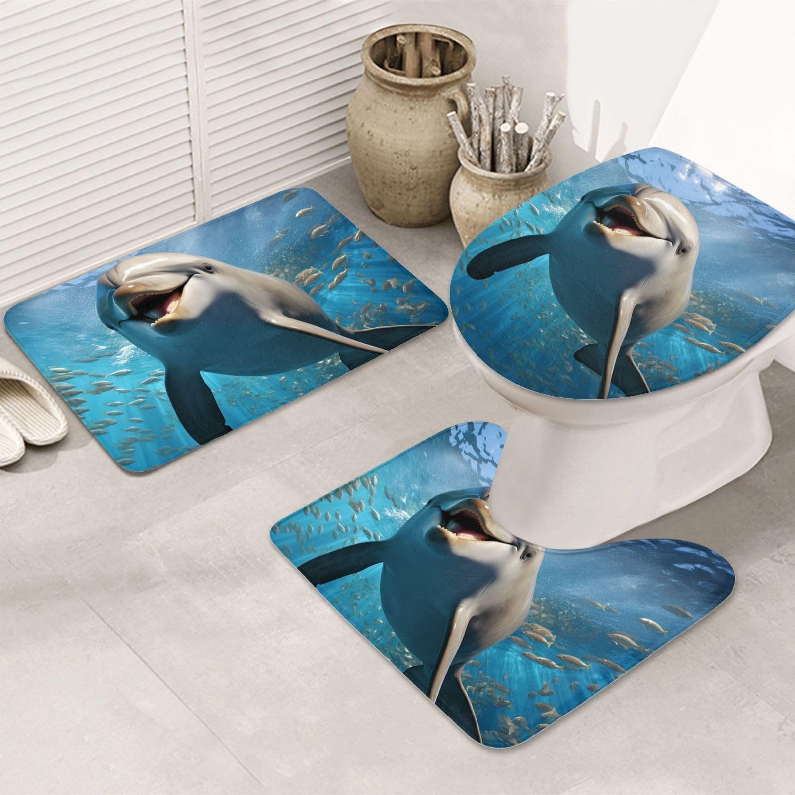 Tapis de salle de bain absorbants pour éliminer les sols glissants et l'humidité