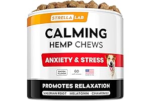 At Ease Chews: Hemp Calming Treats for Anxious Dogs