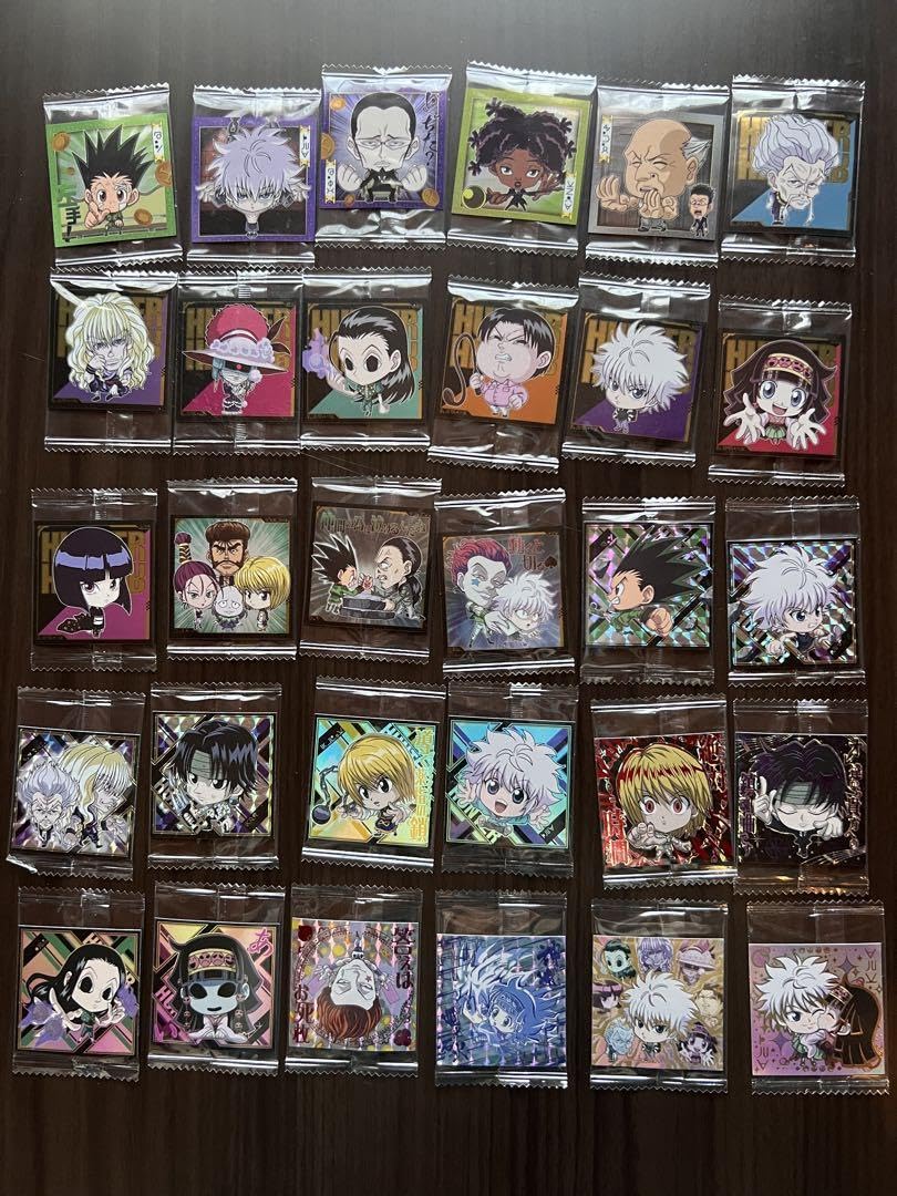 HUNTER × HUNTERウエハースvol.1,2,3,4 フルコンプセット にふぉるめーしょん HUNTER×HUNTER シール×ウエハースvol.4