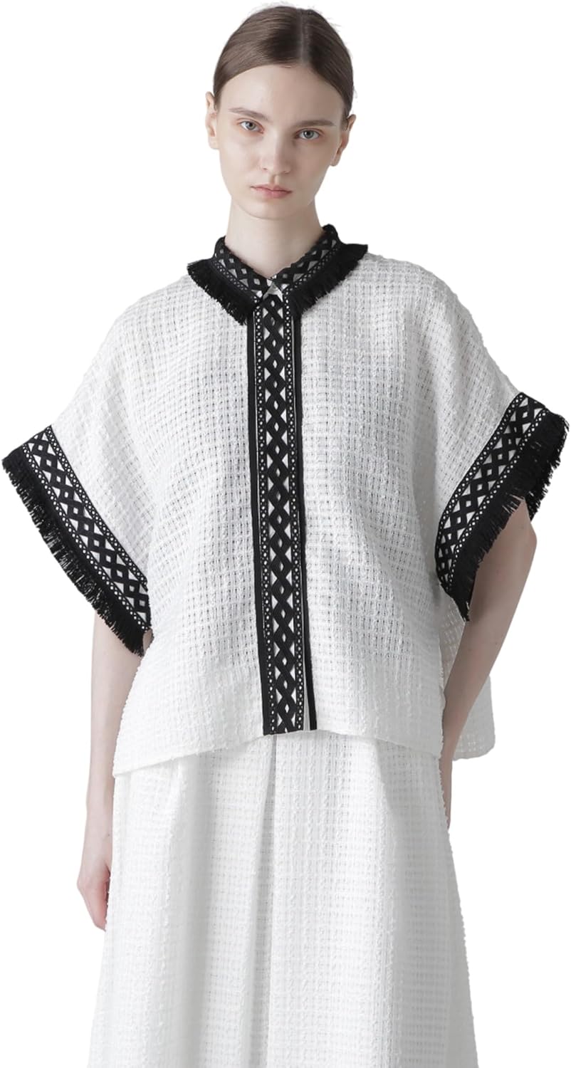 Amazon | [アドーア] ブラウス (レーシーメッシュ) / レディース / 531