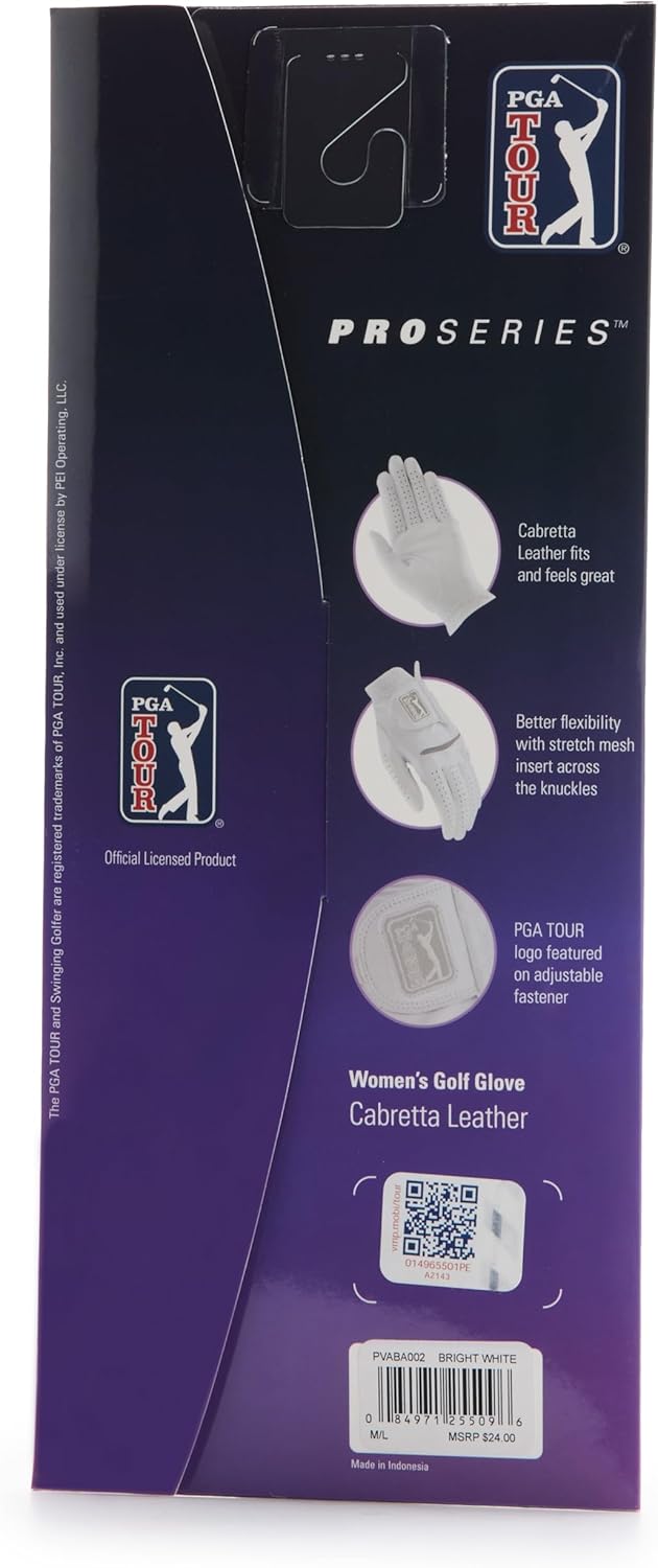 PGA TOUR Golf Ladies LLH Pro Series Leather Glove