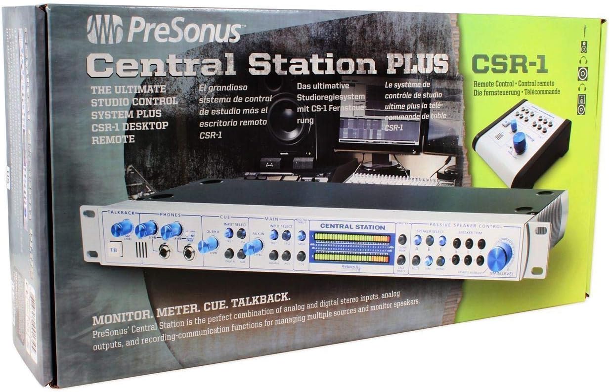 PreSonus Central Station Plus: Studio Control Center with Remote Control