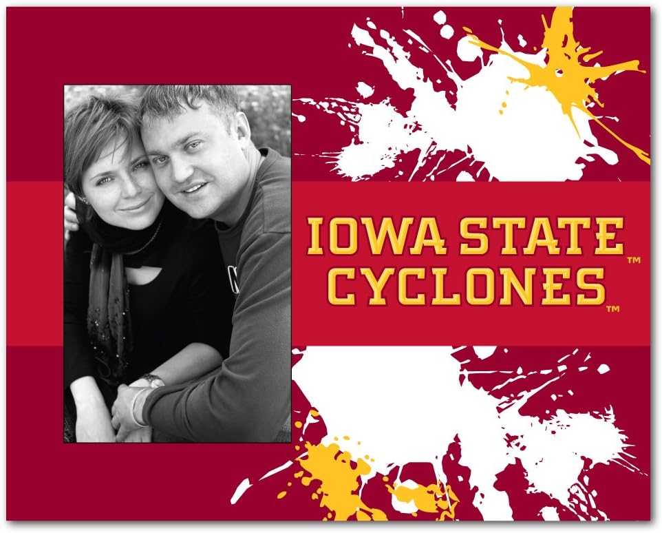 VictoryStore Gift Frame - Iowa State University Picture Frame - Paint Splatt