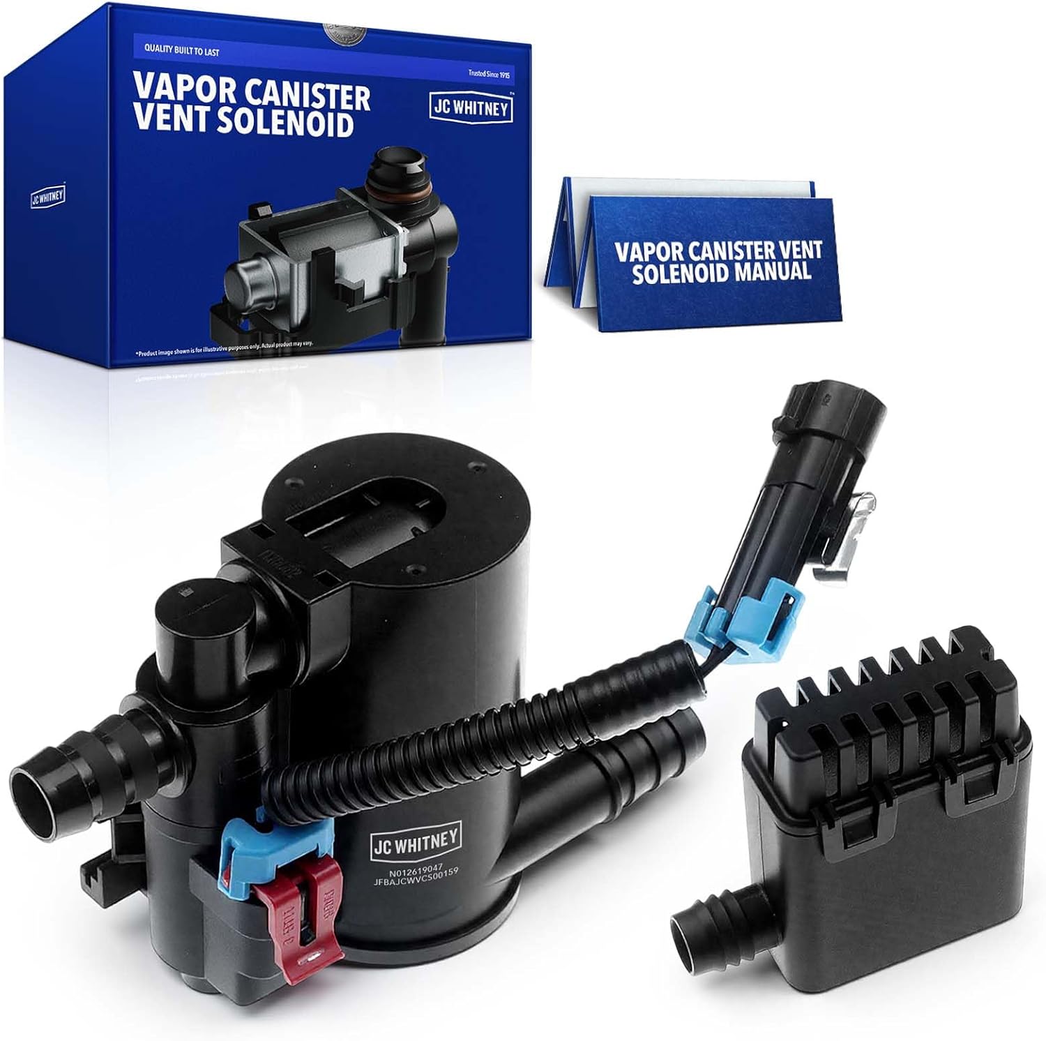 JC Whitney JFBAJCWVCS00159 Vapor Canister Vent Solenoid - Compatible with Chevrolet & GMC Models, Silverado/Sierra 1500 04-10, Silverado/Sierra 3500 04-06, Silverado/Sierra 2500 HD 04-10