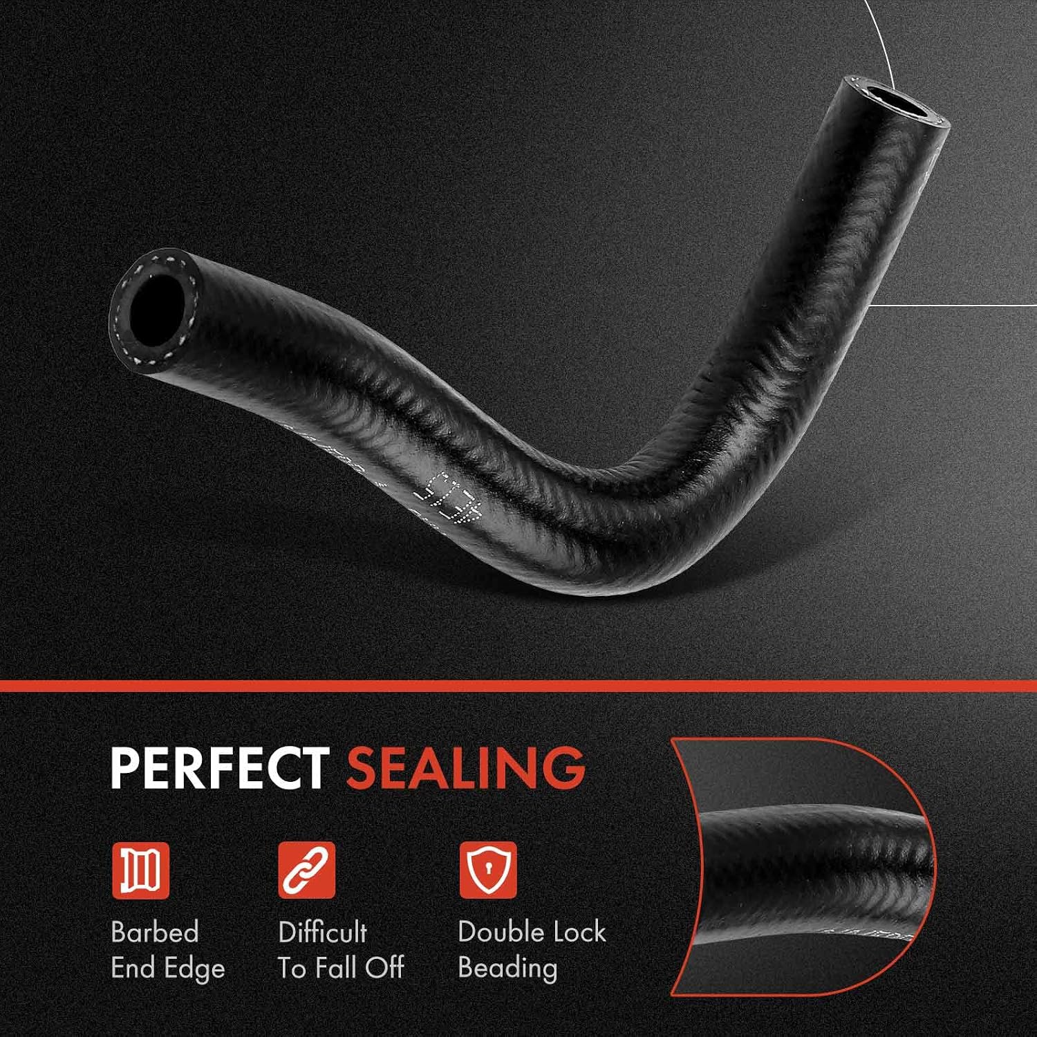 A-Premium Power Steering Return Hose Line Assembly Compatible with Honda Prelude 1997 1998 1999 2000 2001, L4 2.2L, Pipe To Reservoir