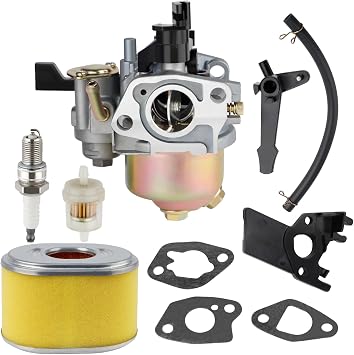Carburetor for Coleman CT200U BT200 B200 Mini Bike KT196 CK196 Go Kart 196cc Predator 212cc 196cc 6.5hp Engine Carburetor for Honda GX160 GX200 Engine 17210-Z4M-821 Air Filter