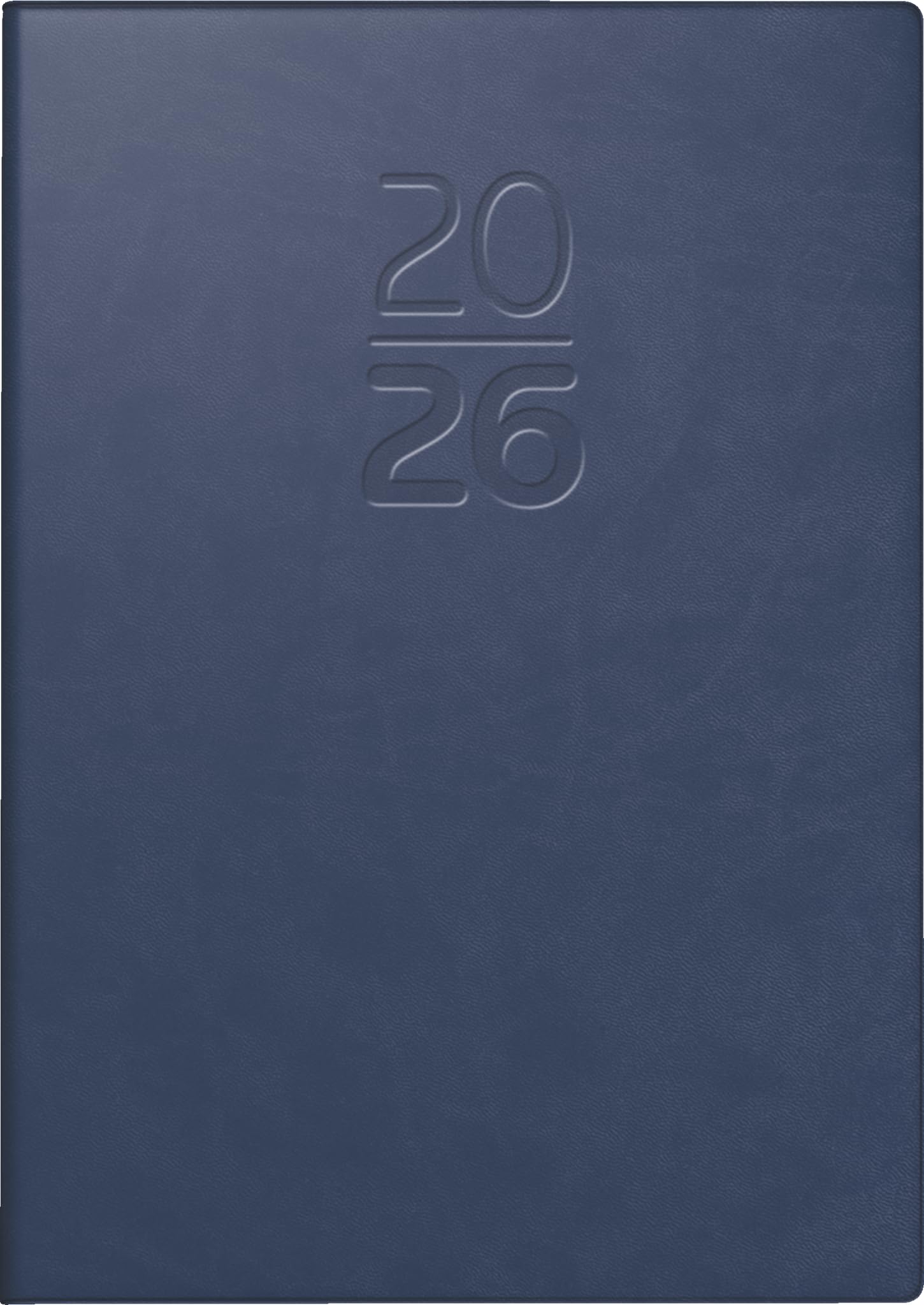 BRUNNEN Pocket Diary Model 713 2026 | A7, Faux Leather, Blue