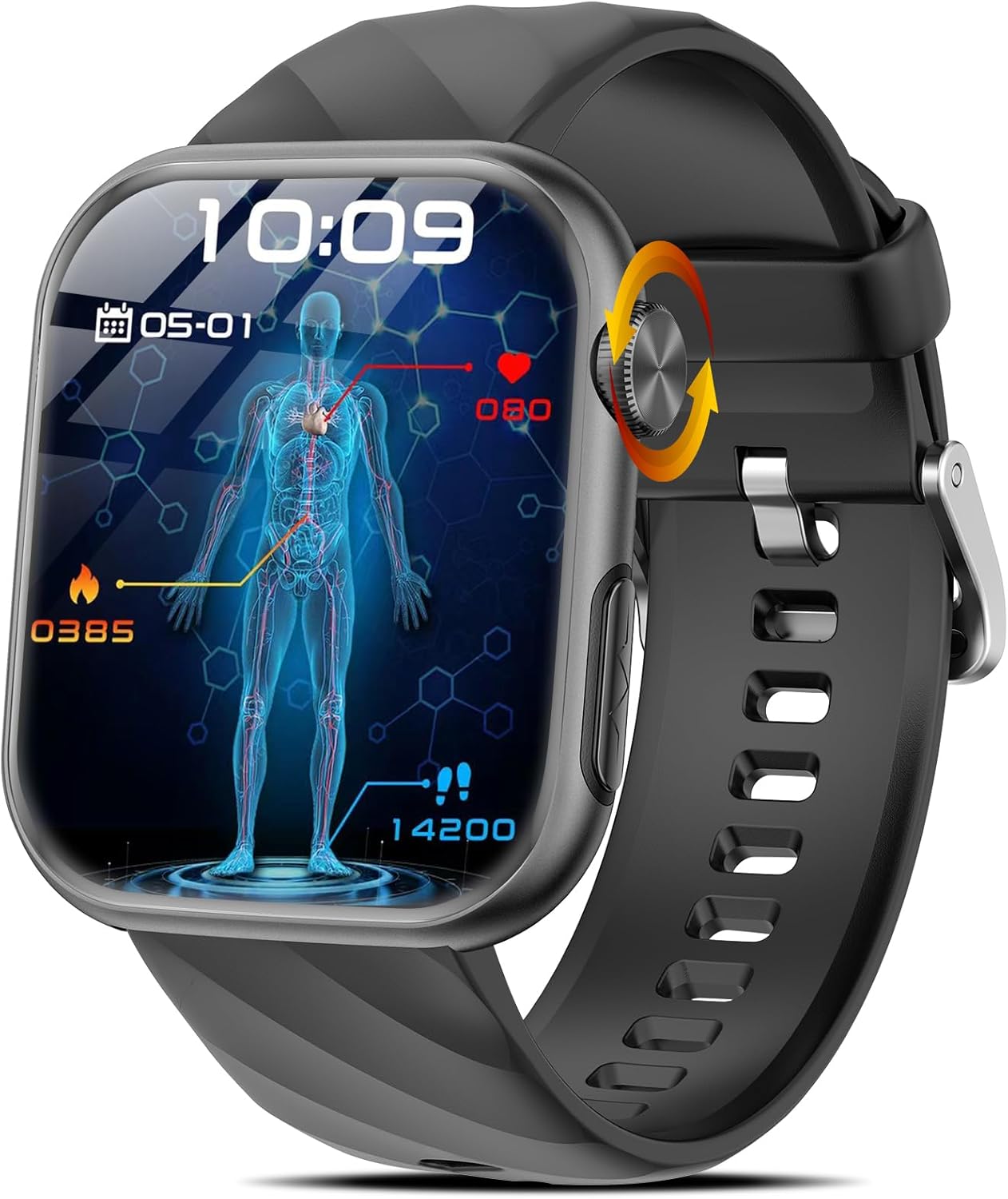 Marsyu 2025 Smartwatch ECG+HRV/Uric Acid/BMI/Bluetooth Calls,1.97″ AMOLED Screen Smart Watches with … Marsyu 2025 Smartwatch ECG+HRV/Uric Acid/BMI/Bluetooth Calls,1.97″ AMOLED Screen Smart Watches with …