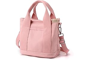 Stylish and Practical Pink Canvas Bag: Your Everyday Essential