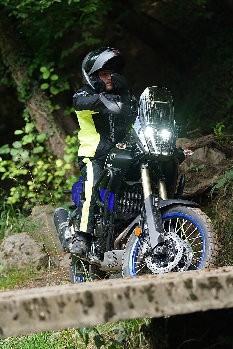 Modeka AX Dry II Motorrad Regenjacke mit Kapuze