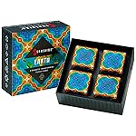 SHASHIBO Shape Shifting Box - Award-Winning, Patented Fidget Cube w/ 36 Rare Earth Magnets - Transforms Into Over 70 Shapes, Gift Box, Download Fun in Motion Toys Mobile App (Earth, 4 Pack)