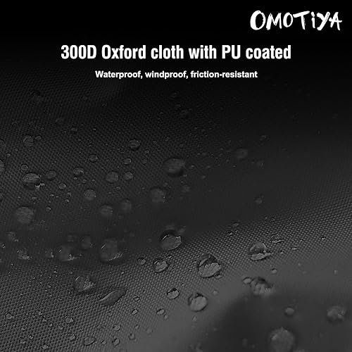 Miniatura 5 de OMOTIYA Chaqueta de seguridad con capucha de alta visibilidad para hombre con parte inferior azul marino en clima frío, Amarillo