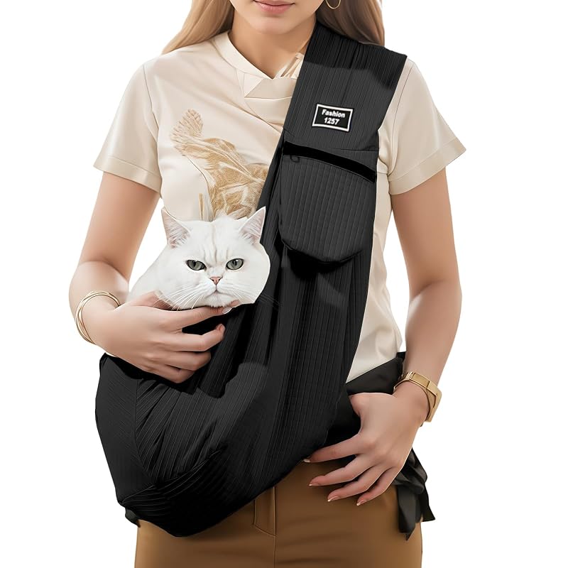 Sling para Cães e Gatos em Poliéster Resistente à Água CYUmail PB1002, Black, 1 unidade