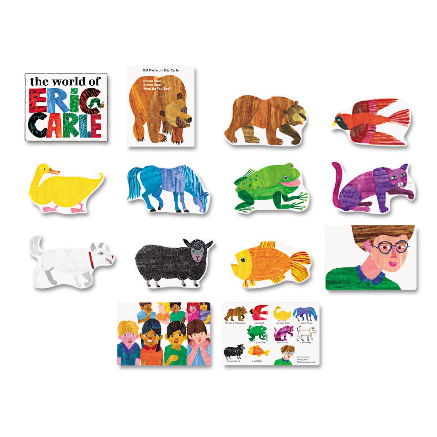 Carson Dellosa Education Brown Bear, Brown Bear, What Do You See?™ Bulletin Board Set