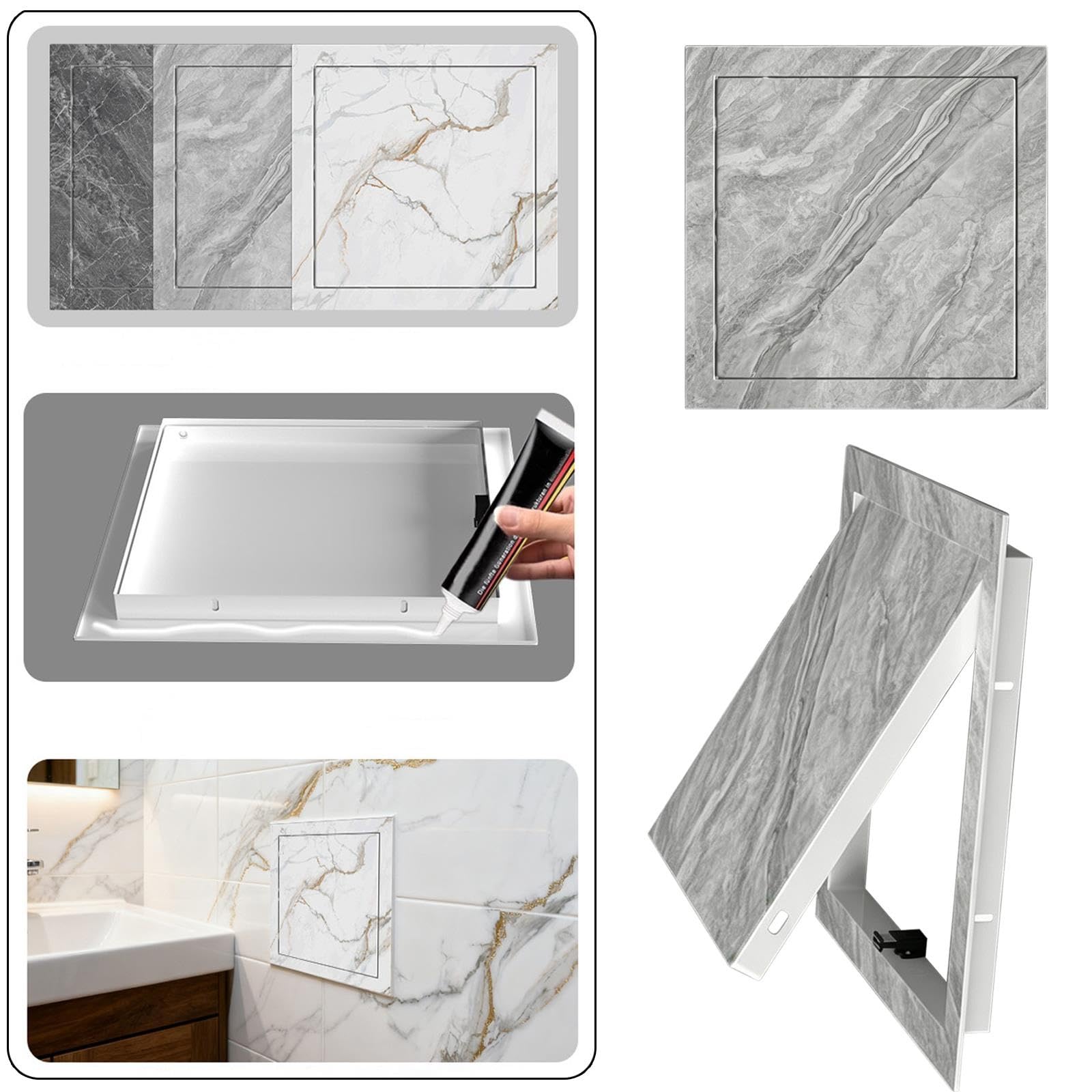 Coperchio Ispezione For Pareti E Soffitti, Chiusura Magnetica