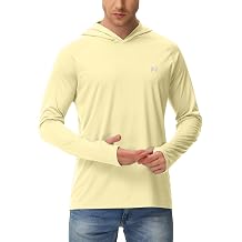 قميص isnowood Sun Shirt UPF 50+ للرجال لصيد الأسماك بأكمام طويلة واقي من الأشعة فوق البنفسجية واقي من الطفح الجلدي للسباحة والجري والمشي لمسافات طويلة خفيف