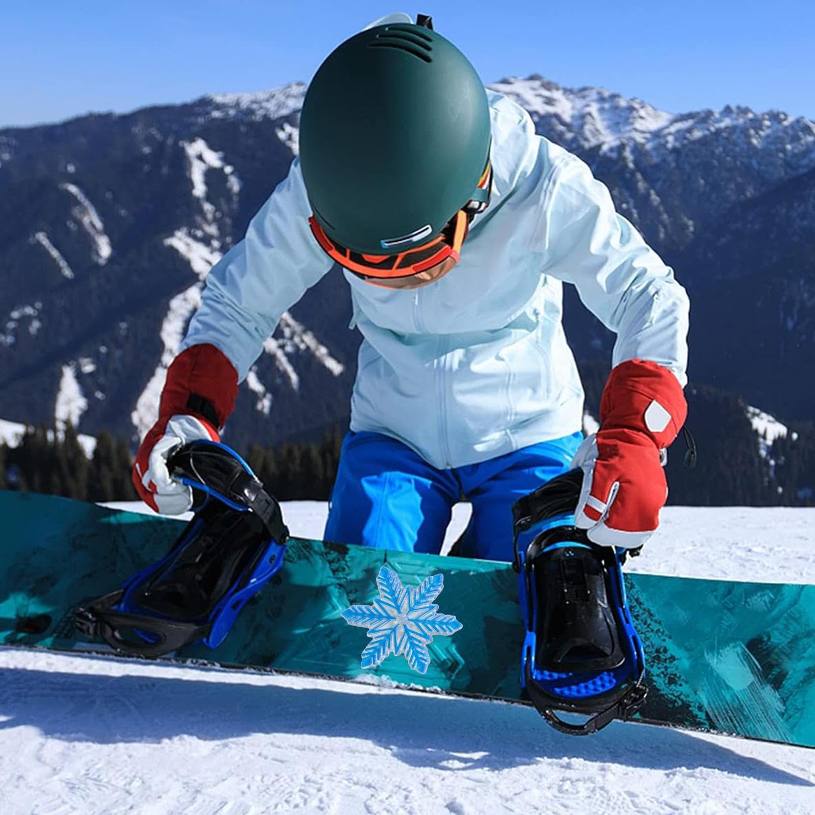 Snowflake Snowboarding Stomp Pads, Snowflake Snowboard Stomp Pads | Podkładki pod stopy do snowboardu, akcesoriów do desek snowboardowych, prz