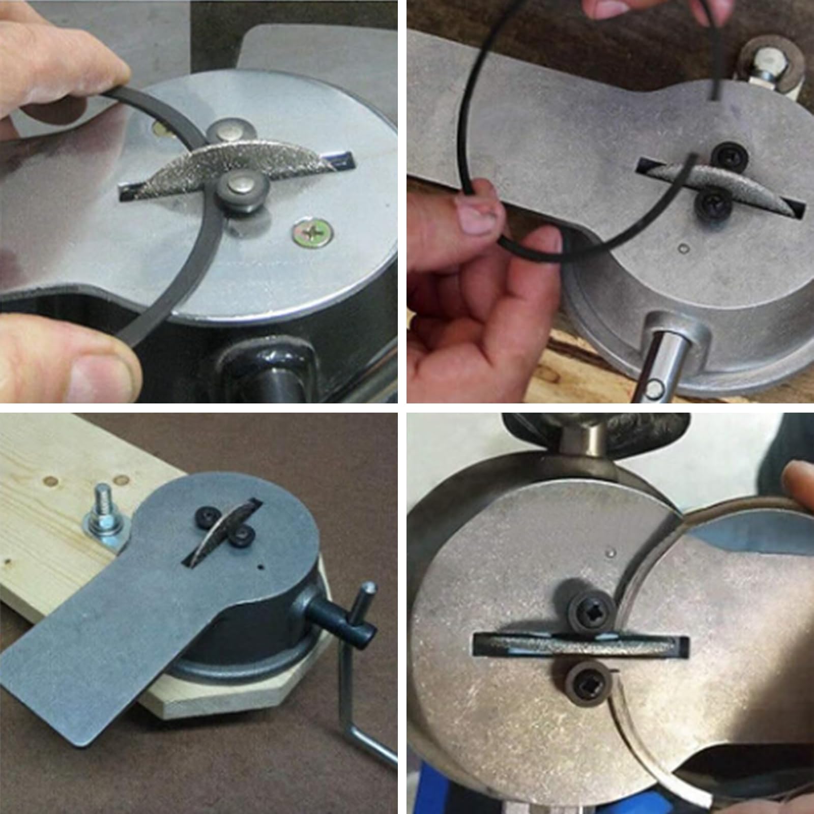 BRGD Molinillo Manual de Anillo de Pistón, Amoladora de Anillo de Pistón Manual con Muela Abrasiva de Carburo de Grano 120 para Reparación de Pistones