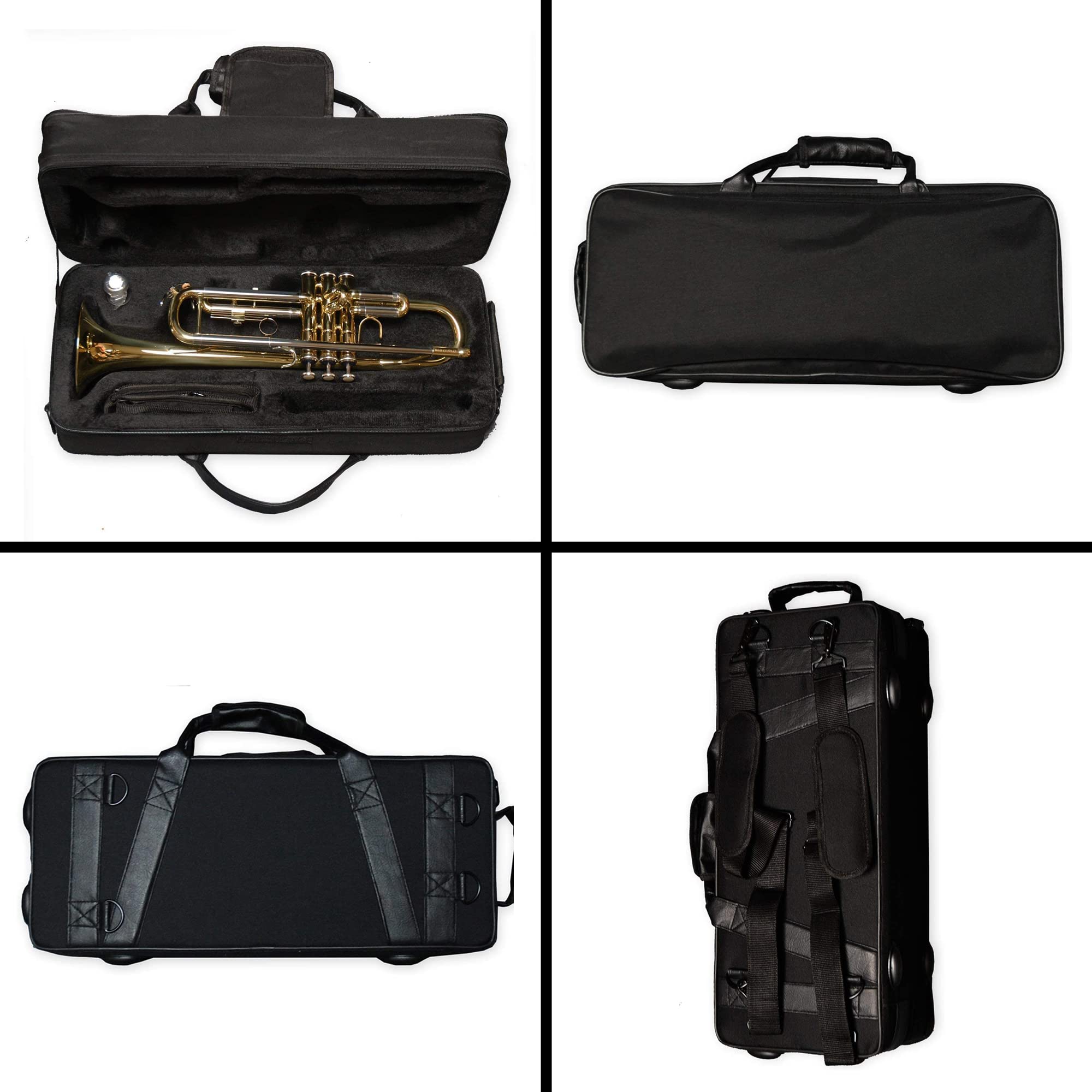 Trompette en sib TTR-171 en laiton - complète avec embouchure, étui, accessoires + méthode de trompette « Trumpet Basics »