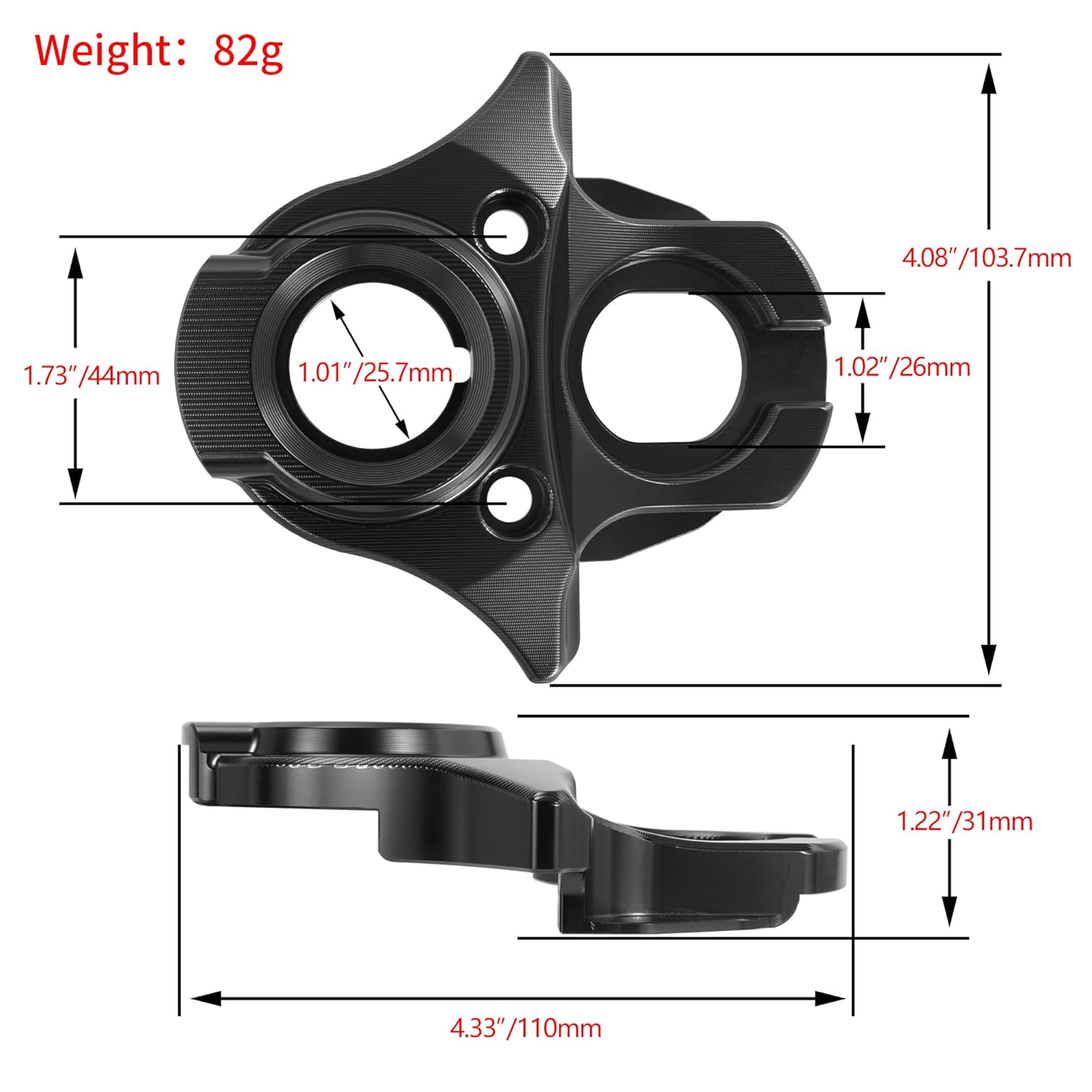 lgnition Key Switch Cover for Surron，CNC Ignition Lock Cylinder Cover for Sur Ron Ignition Mount Plate Decoration Fit for Sur Ron X/S/LBX Segway X160 / X260 Electric Dirt Bike - Black