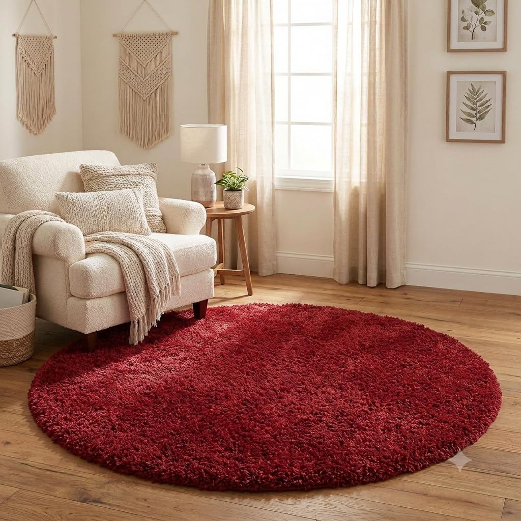 Beige Cotton Braided Rug - 5x7 Feet -19 Beige Cotton Braided Rug - 5x7 Feet -19