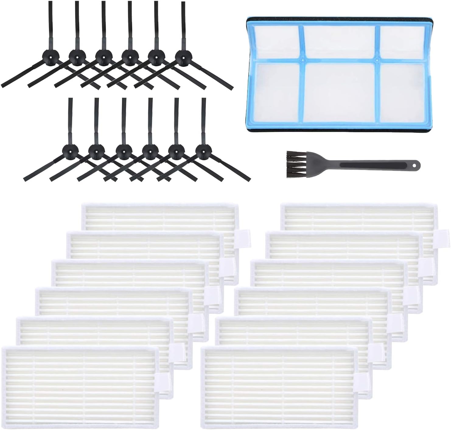 Kit D'accessoires Pour ILIFE V3 V3s V5 V5s V5s Pro Aspirateur, Pièces De Rechange 6 Brosses