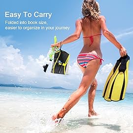 Rrtizan Inflatable Snorkel Vest for Adult, Travel Snorkeling Vest for Swimming, Snorkeling, Paddleboarding, Swim Vest Adult Suitable for 90-220lbs