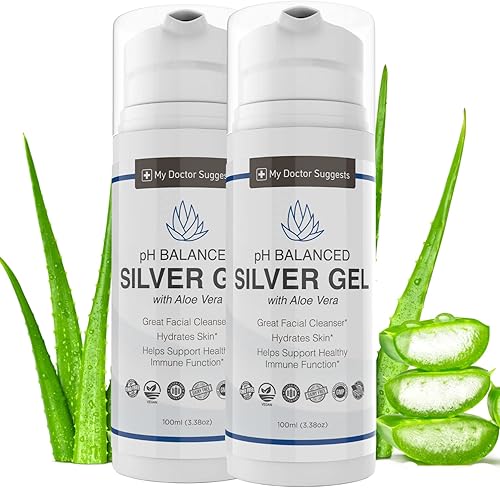 My Doctor Suggests Gel coloidal de plata con aloe vera, 3.38 oz (paquete de 2)