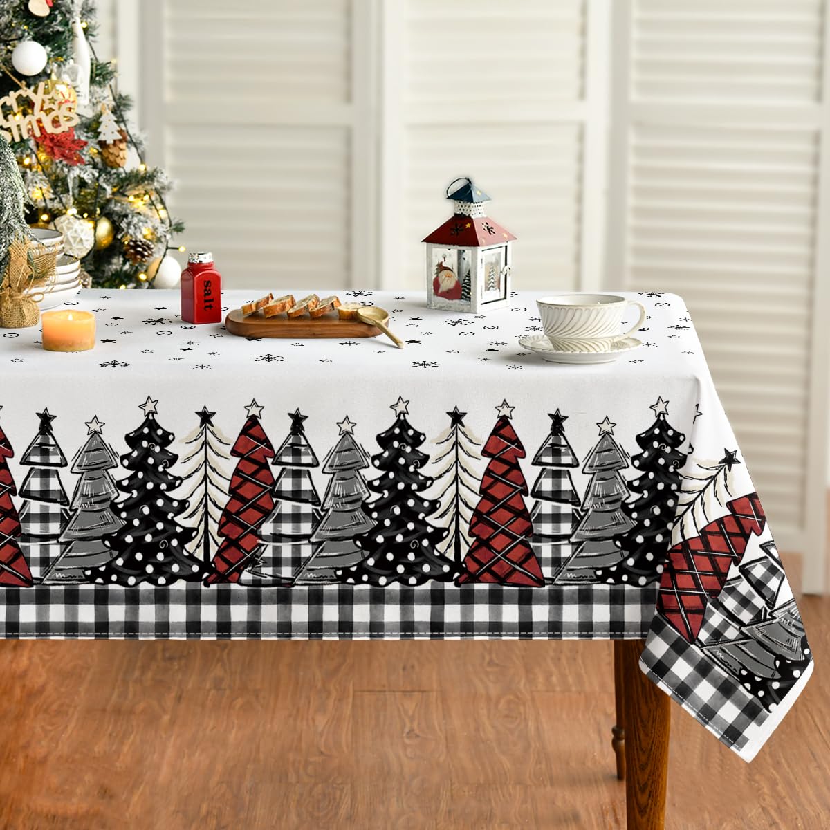 Amazon.com: Horaldaily Christmas Tablecloth 52×70 Inch Rectangular ...