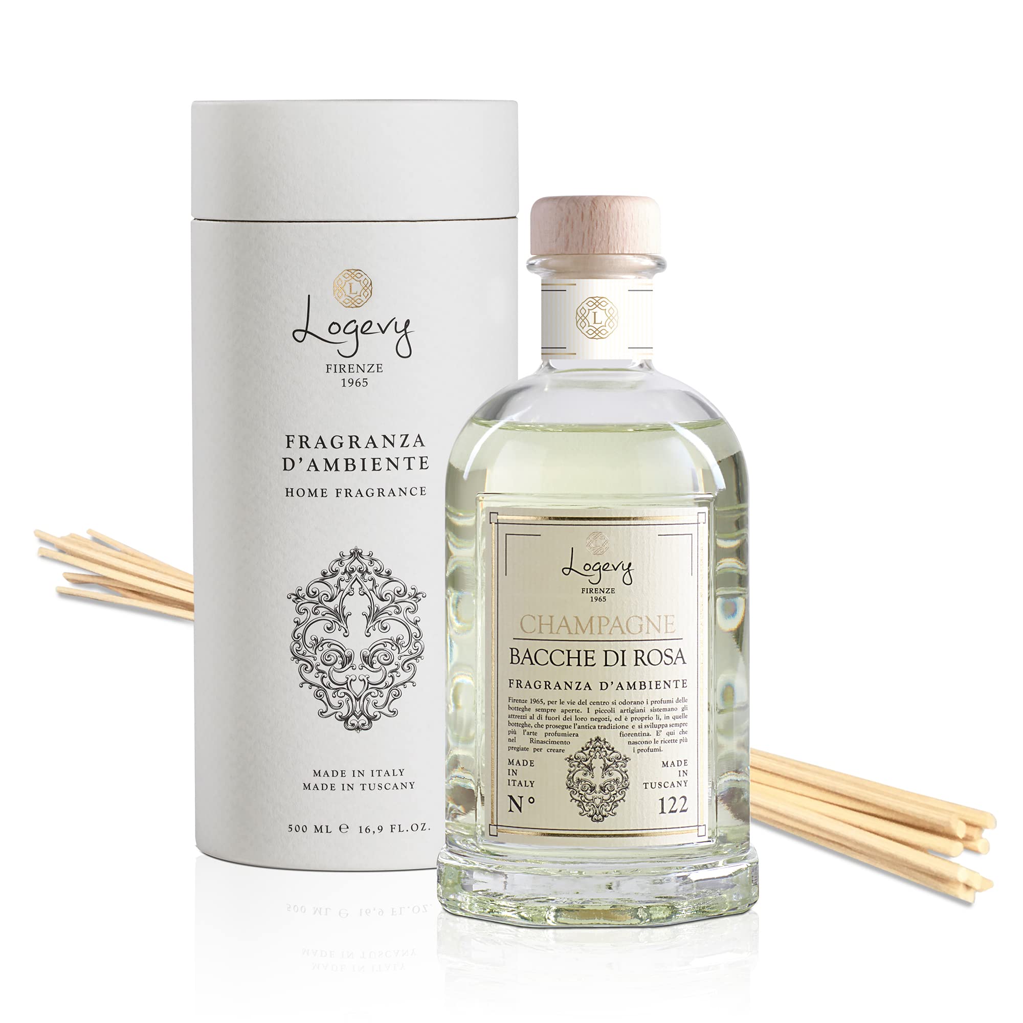 Amazon.com: Logevy Firenze 1965 Champagne e Bacche di Rosa