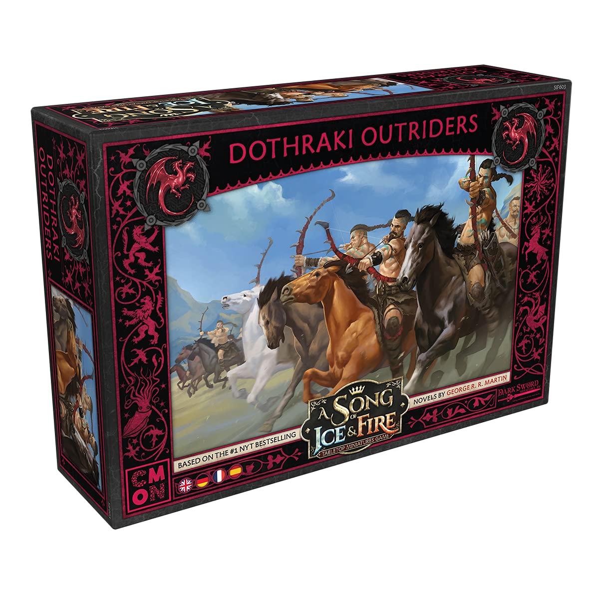 CMON Canción de Hielo y Fuego Elefantes de Guerra de la Compañía Dorada Juego de Miniaturas — view 17