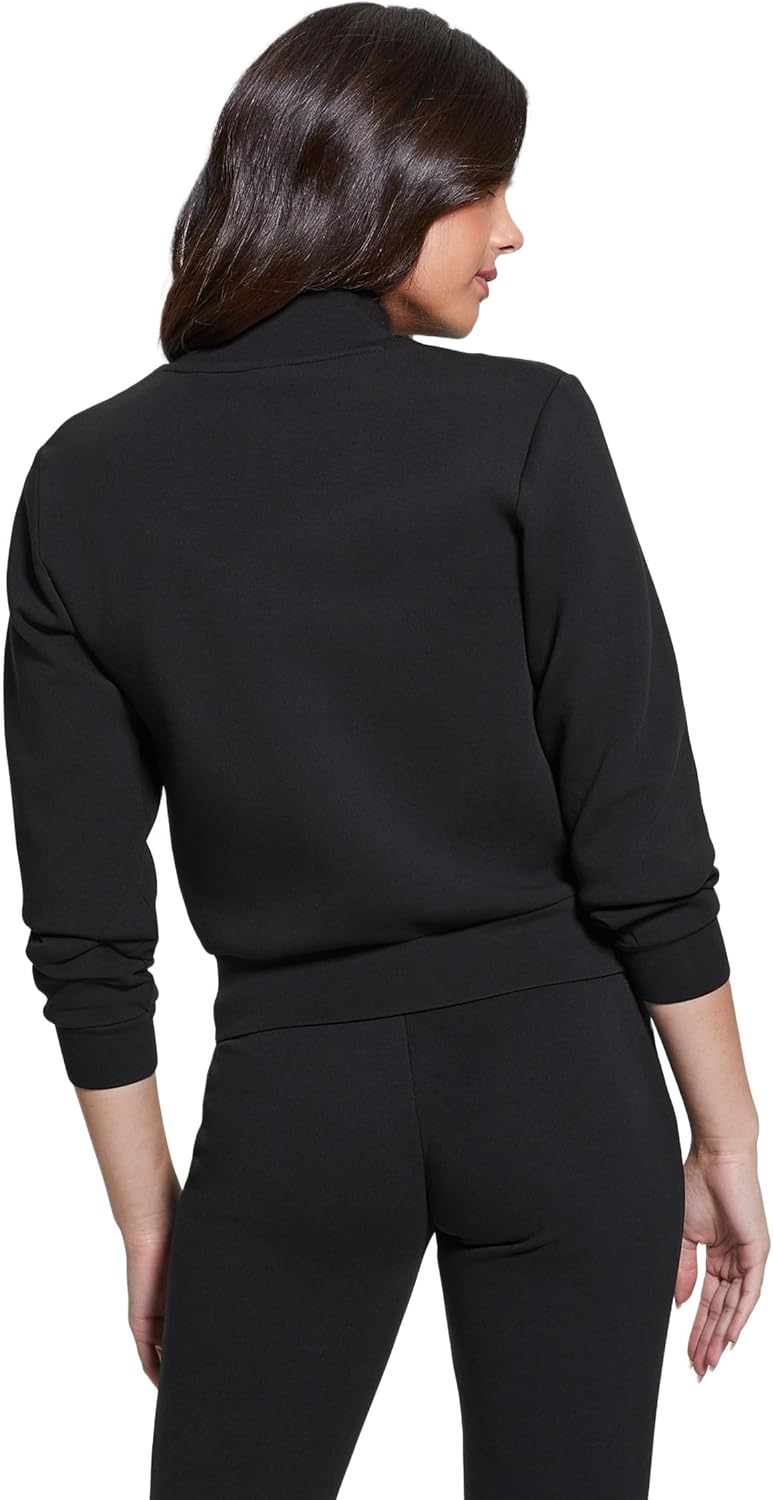 GUESS womens Ann Full Zip Sweatshirt - Image 5