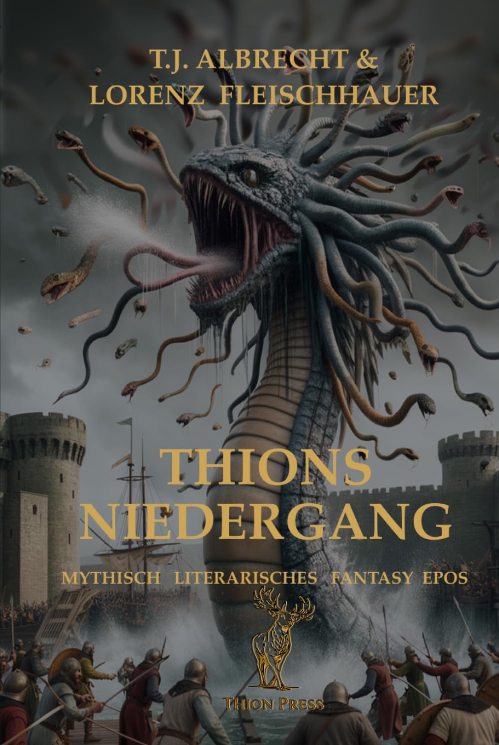 Thions Niedergang: Epische Fantasy Saga (Yî – Sagas und Mythen - Die Arachlumen)