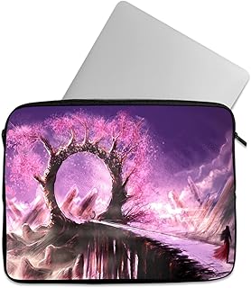 Tat Print Casual Laptop Sleeve with Zipper for 15.6" 15" (367) Laptop