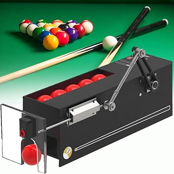 Billiard Automatic Ball Server,Pool Ball Launcher Trainer Machine Practice Simulator,Billiard Train,Records in Real time,for Snooker Billiards Ball Set