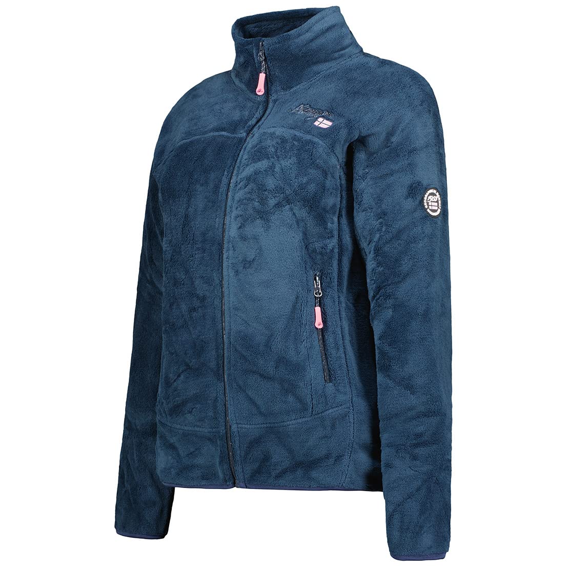 Geographical Norway Upaline Polaire fine pour femme, avec fermeture éclair et manches longues, veste chaude, douce et confortable pour l'extérieur, l’automne, l’hiver, le printemps, S