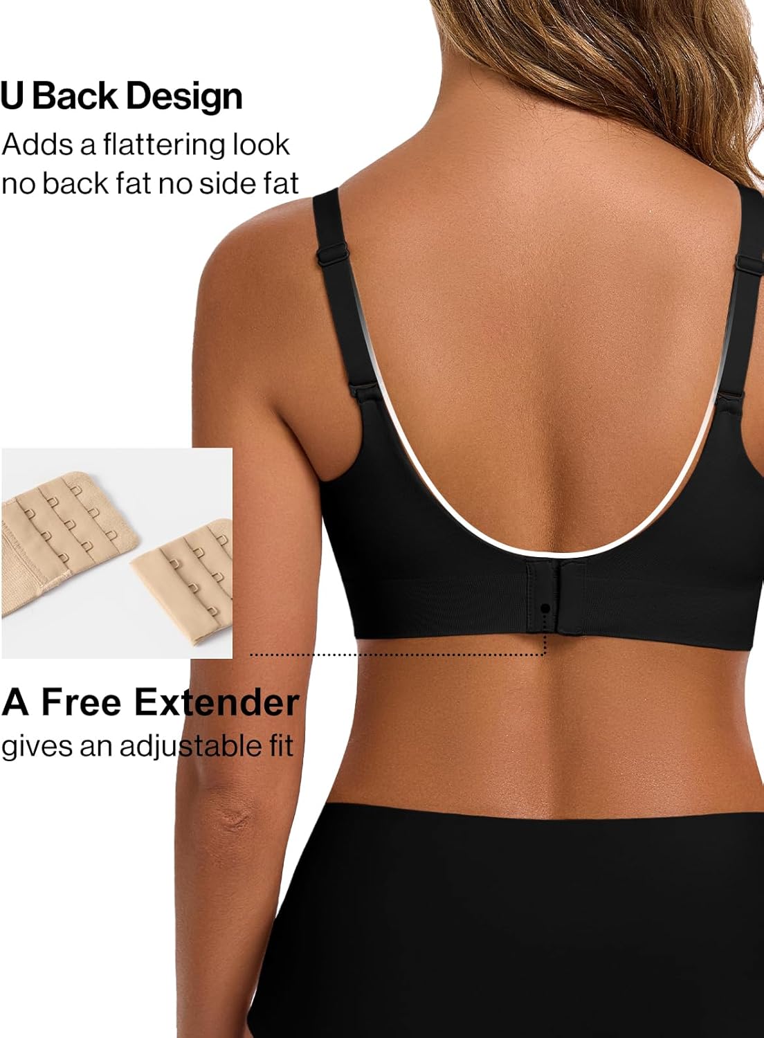 Ubras Push Up Wireless Bra Supportive Seamless Bra Shaping Bra for Big Breast Plus Size - Image 3