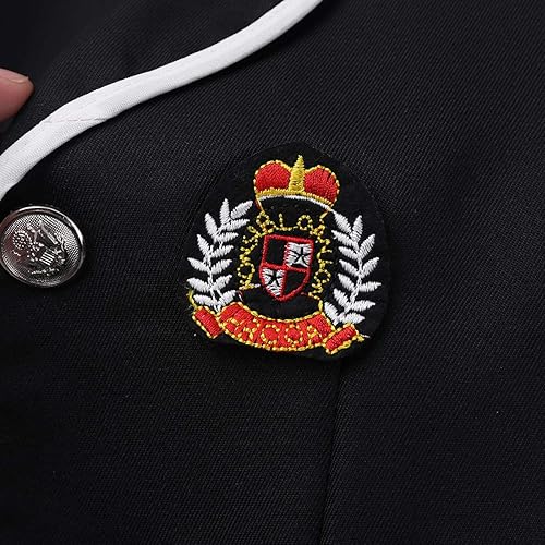 Miniatura 5 de TiaoBug Uniforme de colegialas japonesas de estilo británico, trajes de marinero, conjuntos de uniforme de escuela secundaria, disfraces de anime