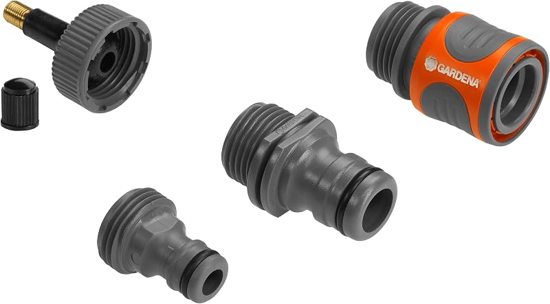 Gardena Drainage Valve Set: Valve Set for Manual Drainage, 3 attachments for Original System Hose Connectors, Original System Fitting and Profi System Fitting (2770-20)