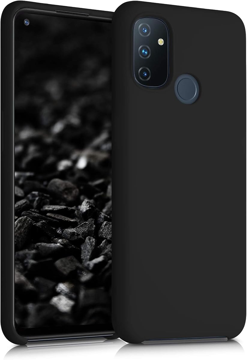Case Compatible with OnePlus Nord N100 Case - TPU Silicone Phone Cover with Soft Finish - Black