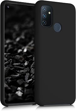 kwmobile Case Compatible with OnePlus Nord N100 Case - TPU Silicone Phone Cover with Soft Finish - Black