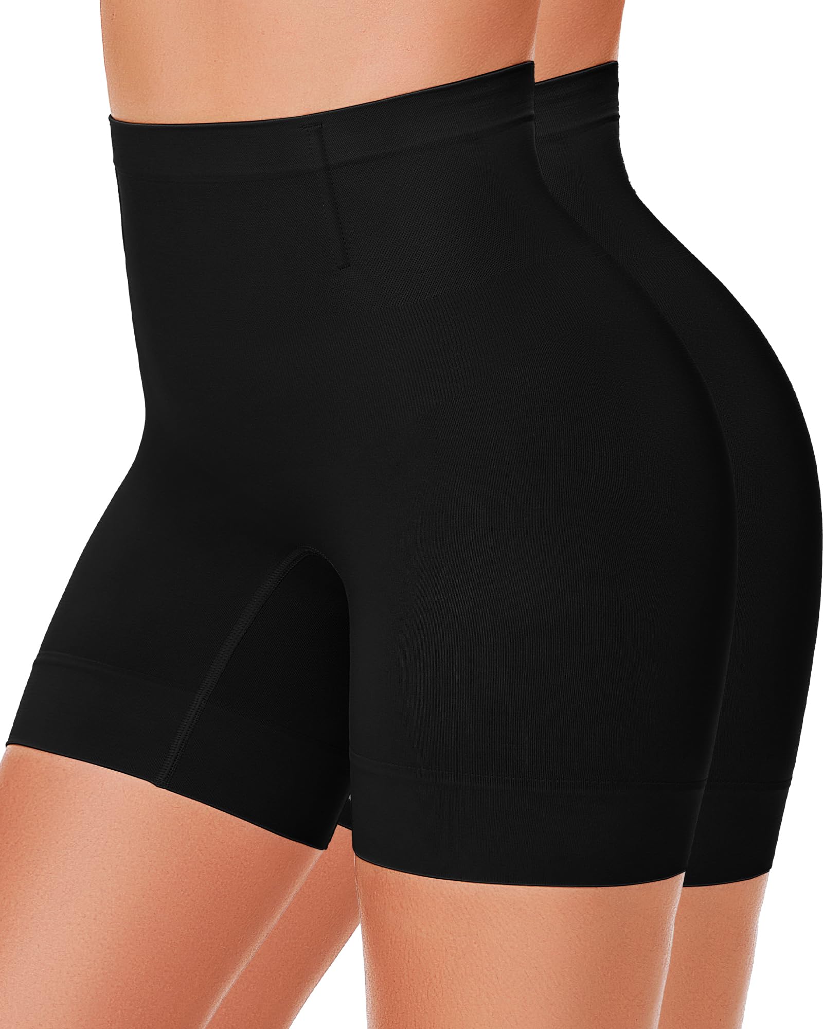 BESTENA Shapewear Shorts for Women, Mid Waist Tummy Control Shaper