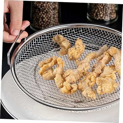Miniatura 9 de Angoily Cesta frita Frita Soporte de almacenamiento de aperitivos Colador de cocina Colador de cocina