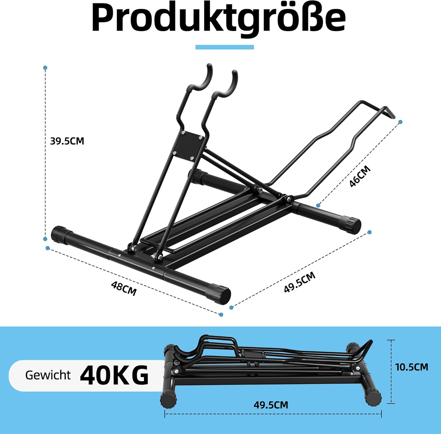 Detalii și structura suportului pentru biciclete