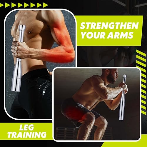 Miniatura 4 de 17. 5 libras ajustable Macebell Indian Club para entrenamiento de fuerza, campana de acero 6 en 1 para entrenamiento de cuerpo completo, músculos,