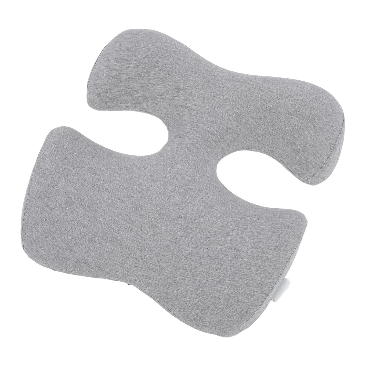 Memory Foam Chest Pillow Ergonomic Bust Support Cushion Beauty Salon Home Sleeping (Light Gray)